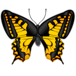 yellow-butterfly-icon-29184